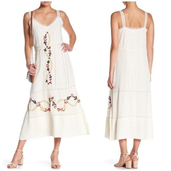 Nanette Lepore | Palomino Embroidered Midi Dress - Picture 2 of 9